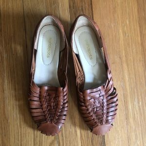 Softspots Tan Huaraches Mexican Sandals 9.5